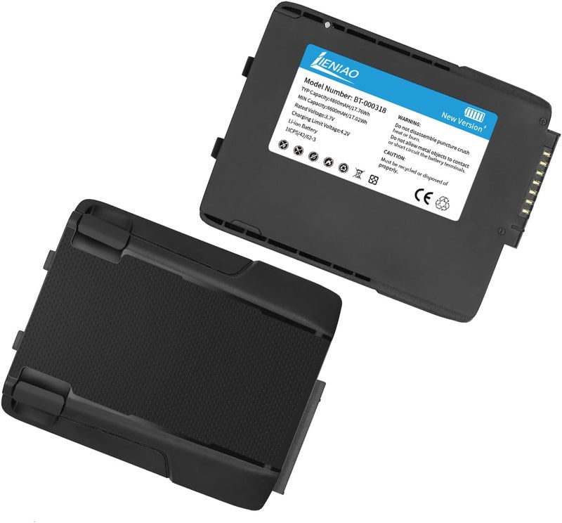 LIENIAO 5 Pack for Zebra Scanner Battery TC77 BT-000318 [New Version 4800mAh] for Zebra TC77 Battery TC70 TC70x TC72 TC75 TC75x TC700H TC700K TC77HL TC720L Barcode Scanner BT-000318-01 (5) - Image 2